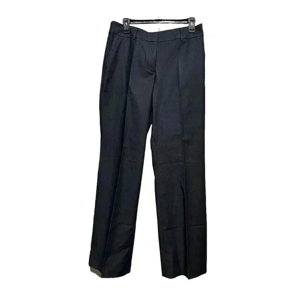NWT Talbots New Port Pant  Dark Blue Dress Pant 8 Straight Leg Trouser Workwear - Picture 1 of 8